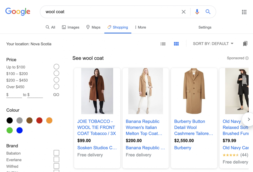 Контекстна реклама Google для брендів одягу